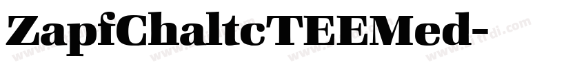 ZapfChaltcTEEMed字体转换