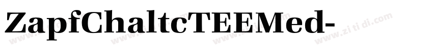 ZapfChaltcTEEMed字体转换