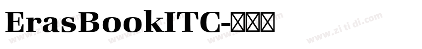 ErasBookITC字体转换