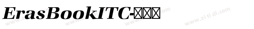 ErasBookITC字体转换