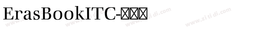 ErasBookITC字体转换