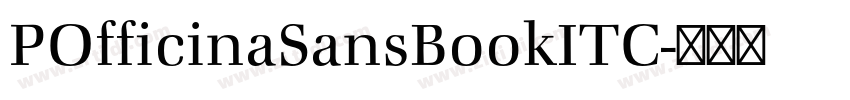 POfficinaSansBookITC字体转换 POfficinaSansBookITC字体转换