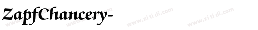 ZapfChancery字体转换