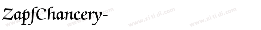 ZapfChancery字体转换