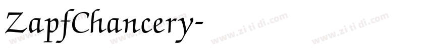 ZapfChancery字体转换