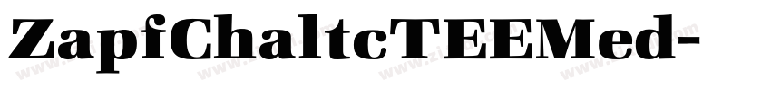 ZapfChaltcTEEMed字体转换