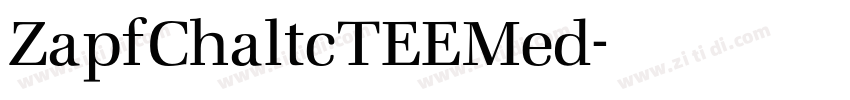 ZapfChaltcTEEMed字体转换