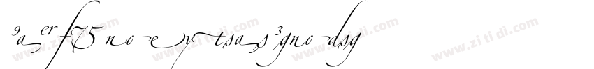 ZapfinoExtraLT-Four字体转换