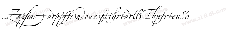 ZapfinoExtraLTPro字体转换