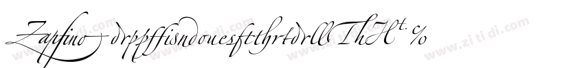 ZapfinoExtraLTX字体转换