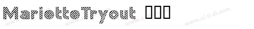 MarietteTryout字体转换