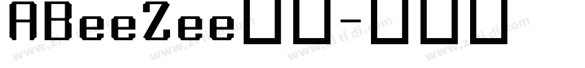 ABeeZee字体字体转换