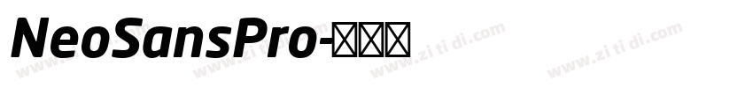 NeoSansPro字体转换