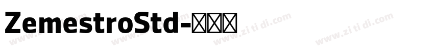 ZemestroStd字体转换