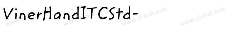 VinerHandITCStd字体转换