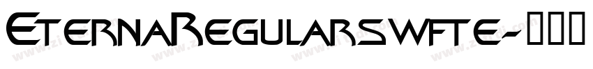 EternaRegularswfte字体转换