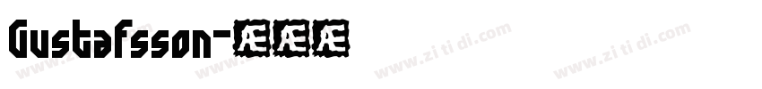 Gustafsson字体转换