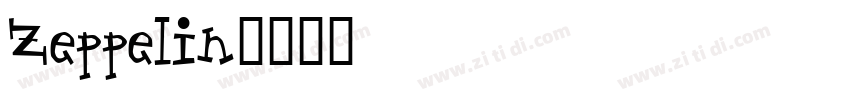 Zeppelin字体转换