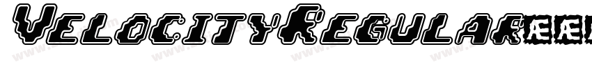 VelocityRegular字体转换