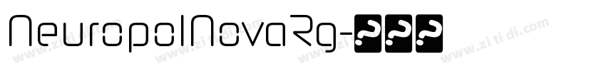 NeuropolNovaRg字体转换