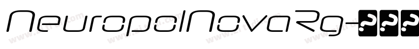 NeuropolNovaRg字体转换