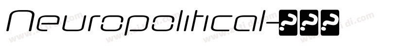 Neuropolitical字体转换