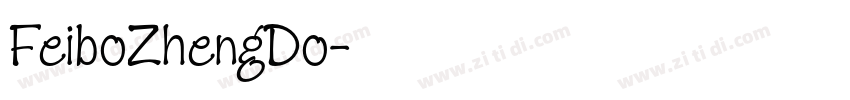 FeiboZhengDo字体转换