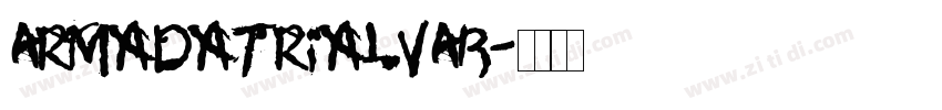 ArmadaTrialVAR字体转换