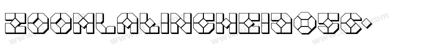 ZoomlaLingHeiA056字体转换