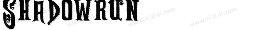 Shadowrun字体转换