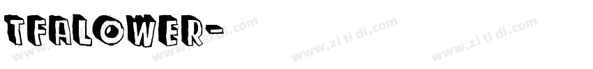 T和FALOWER字体转换