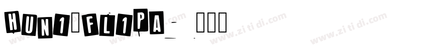 Huni_Flipa字体转换