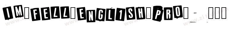 IM_FELL_English_PRO_字体转换