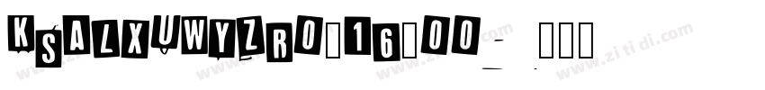 KSALXUWYZR0_16_00字体转换