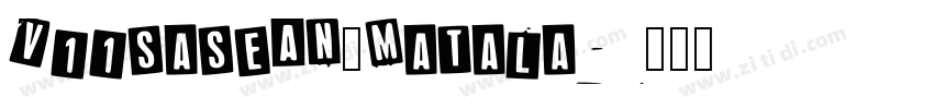 ViisasEAN_Matala字体转换 ViisasEAN_Matala字体转换
