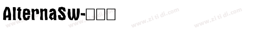 AlternaSw字体转换