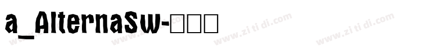 a_AlternaSw字体转换