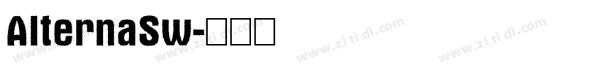 AlternaSw字体转换
