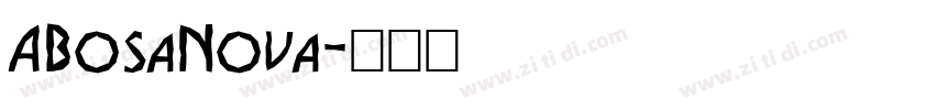 ABosaNova字体转换