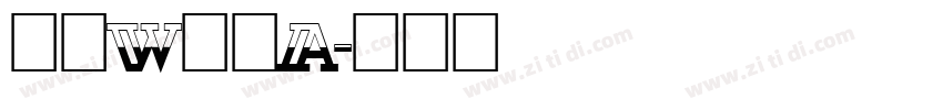 方正w筑紫A字体转换