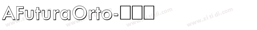 AFuturaOrto字体转换