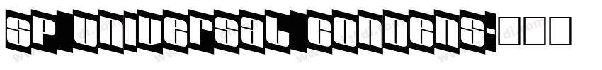 SP_Universal_Condens字体转换