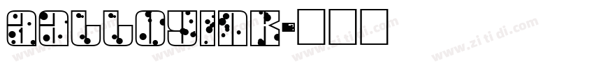 aAlloyInk字体转换