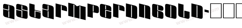 AStarmperDnBold字体转换
