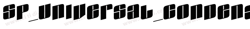 SP_Universal_Condens字体转换