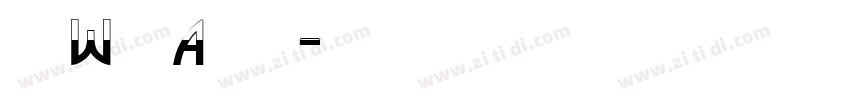 方正W筑紫A老明朝字体转换