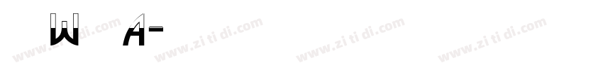 方正w筑紫A字体转换