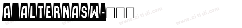 a_AlternaSw字体转换