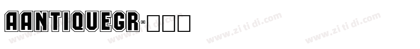 AAntiqueGr字体转换