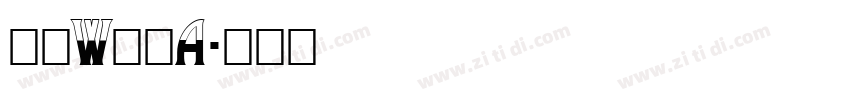 方正w筑紫A字体转换